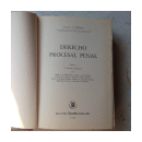 Derecho procesal penal (Tomo 1) de  Mario A. Oderigo