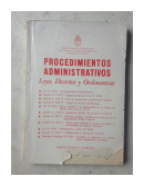 Procedimientos administrativos de  _
