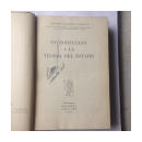 Introduccion a la teoria del estado de  Arturo Enrique Sampay