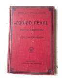 Codigo Penal de la Nacion Argentina y Leyes complementarias de  _