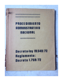 Procedimiento administrativo nacional de  _