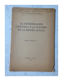 La investigacion cientifica y la cultura en la Espaa actual de  Octavio Nicolas Derisi