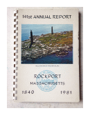 Rockport Massachusetts 1840-1981 de  141 st Annual Report