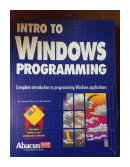 Intro to windows programming de  Juergen Baer - Irene Bauder