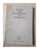 Manual para estudiantes de primer ao de  _