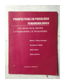 Perspectiva en psicologia fenomenologica de  M. Isabel Perez Jauregui