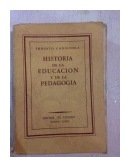 Historia de la educacion y de la pedagogia de  Ernesto Codignola