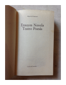 Ensayos, Novela, Teatro, Poesia de  Miguel de Unamuno