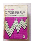 La contabilidad en la administracion de empresas de  Robert N. Anthony