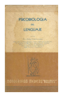 Psicobiologia del lenguaje de  Juan Cuatrecasas
