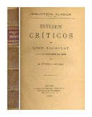 Estudios criticos de Lord Macaulay