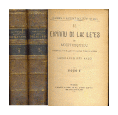 El espiritu de las leyes de  Montesquieu