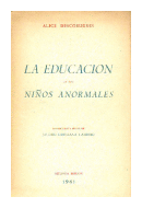 La educacion de los nios anormales de  Alice Descoeudres