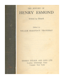 The history of Henry Esmond de  William Makepeace Thackeray