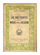 Las dos fuentes de la Moral y de la Religion de  Henry Bergson