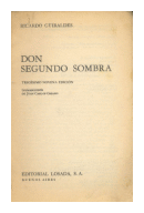 Don segundo sombra (Sin tapas originales) de  Ricardo Giraldes