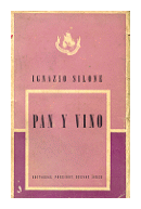 Pan y vino de  Ignazio Silone