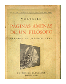 Paginas amenas de un filosofo de  Voltaire