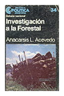 Investigacion a la forestal de  Anacarsis L. Acevedo