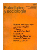 Estadistica y sociologia de  Autores - Varios
