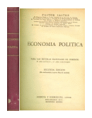 Economia politica de  Pastor Sastre