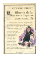 Historia de la literatura hispanoamericana 1 de  Enrique Anderson Imbert