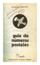 Guia de numeros postales de  Annimo