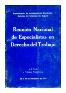 Reunion nacional de especialistas en derecho del trabajo de  _