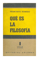 Que es la filosofia de  Francisco Romero