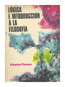 Logica e introduccion a la filosofia de  Vicente Fatone