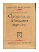 Constantes de la literatura argentina de  Juan Carlos Ghiano