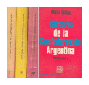 Historia de la confederación Argentina (3 Tomos) de  Adolfo Saldias