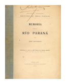 Memoria sobre el Rio Parana de  Jose Repossini