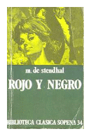 Rojo y negro de  Stendhal