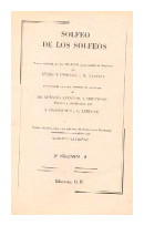 Solfeos de los solfeos volumen 2 A de  Enrique Lemoine y otros