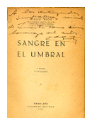 Sangre en el umbral de  Hugo Wast