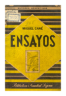 Ensayos de  Miguel Cane