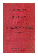 Historia de la civilizacion antigua de  Seignobos