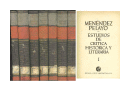 Estudios de critica historica y literaria de  Marcelino Menendez Pelayo