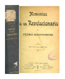 Memorias de un revolucionario de  Pedro Kropotkine