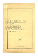 Las preposiciones en las relaciones gramaticales de  Alfredo F. Saulino