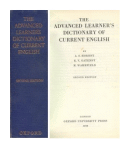 The advance learner's dictionary of current english de  A. S. Hornby - E. V. Gatenby - H. Wakefield