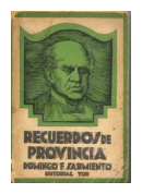 Recuerdos de provincia de  Domingo F. Sarmiento