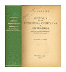 Historia de la literatura castellana y antologia de  T. Valdaspe