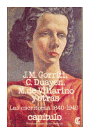 Las escritoras de 1840-1940 de  J. M. Gorriti - C. Duayen - M. de Villarino