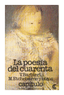 La poesia del cuarenta de  V. Barbieri - M. Etchebarne y otros