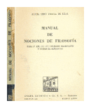 Manual de Nociones de Filosofia de  Alicia Ser Videla de Leal