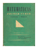 Matematicas: Primer curso de  Emanuel S. Cabrera - Hector J. Medici