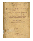 Elementos de prosodia y ortografia de  Ren Bastianini