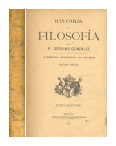 Historia de la Filosofia de  P. Zeferino Gonzlez